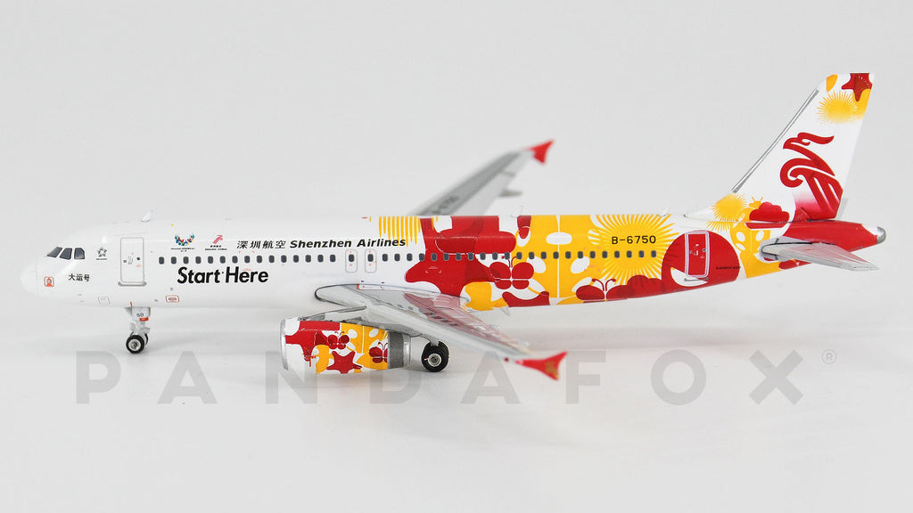 Shenzhen Airlines Airbus A320 B-6750 Summer Universiade Shenzhen Phoenix 11342 Scale 1:400