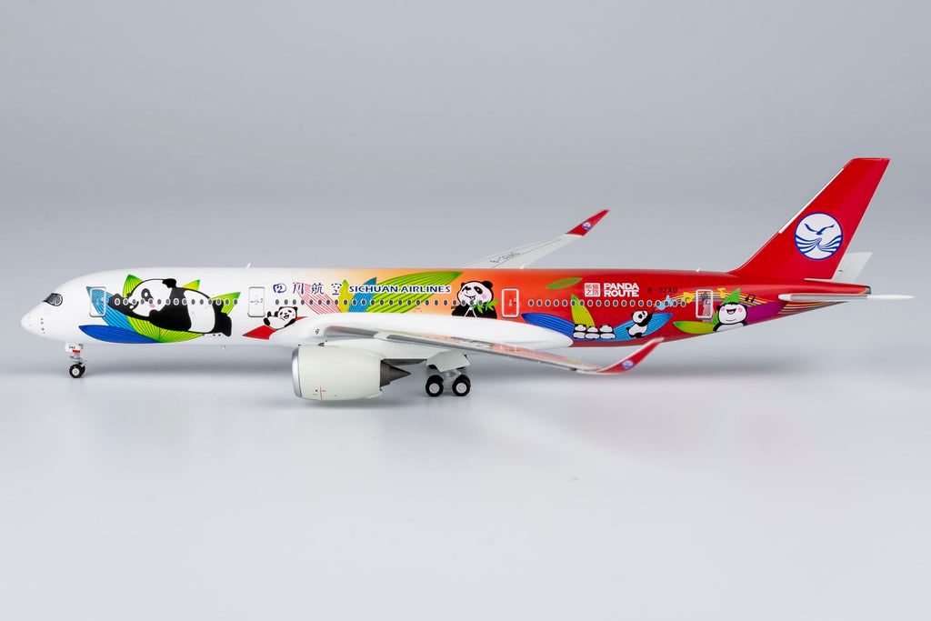 Sichuan Airlines Airbus A350-900 B-32AG Panda Route NG Model 39053 Scale 1:400