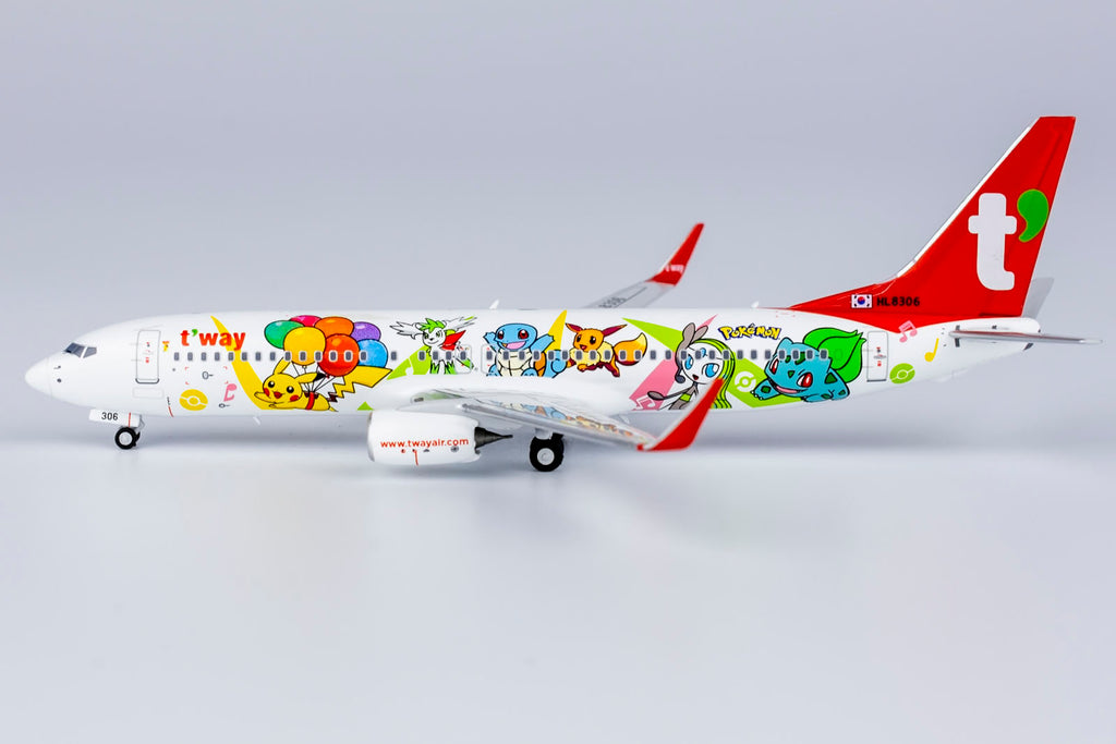T'way Air Boeing 737-800 HL8306 NG Model 58166 Scale 1:400