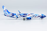 Alaska Airlines Boeing 737-800 N559AS Xaat Kwaani Salmon People NG Model 58196 Scale 1:400