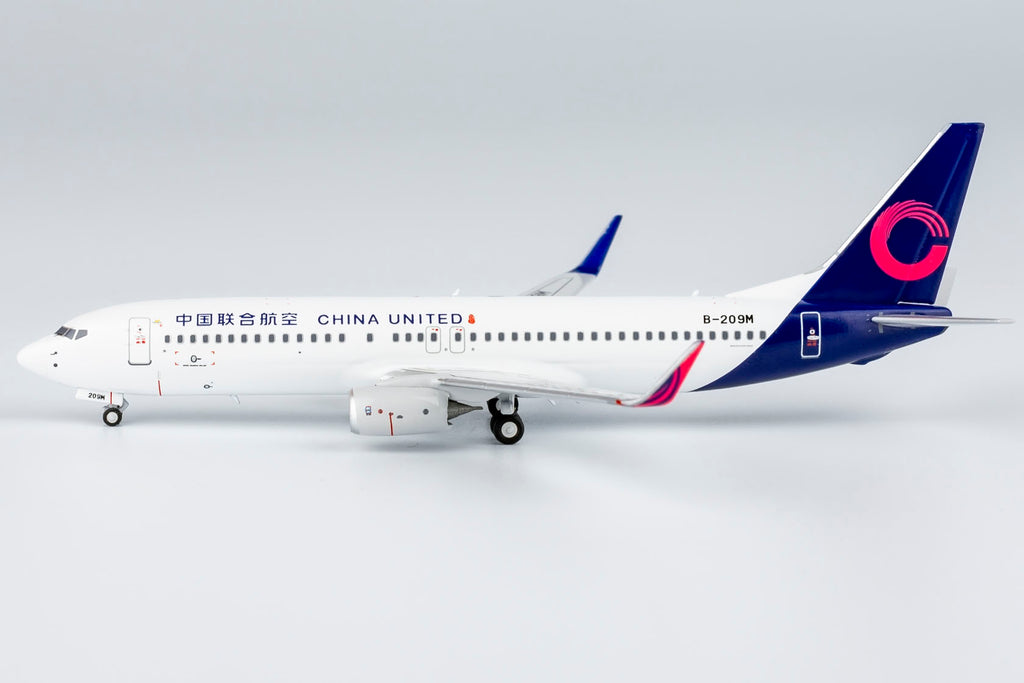 China United Airlines Boeing 737-800 B-209M NG Model 58227 Scale 1:400