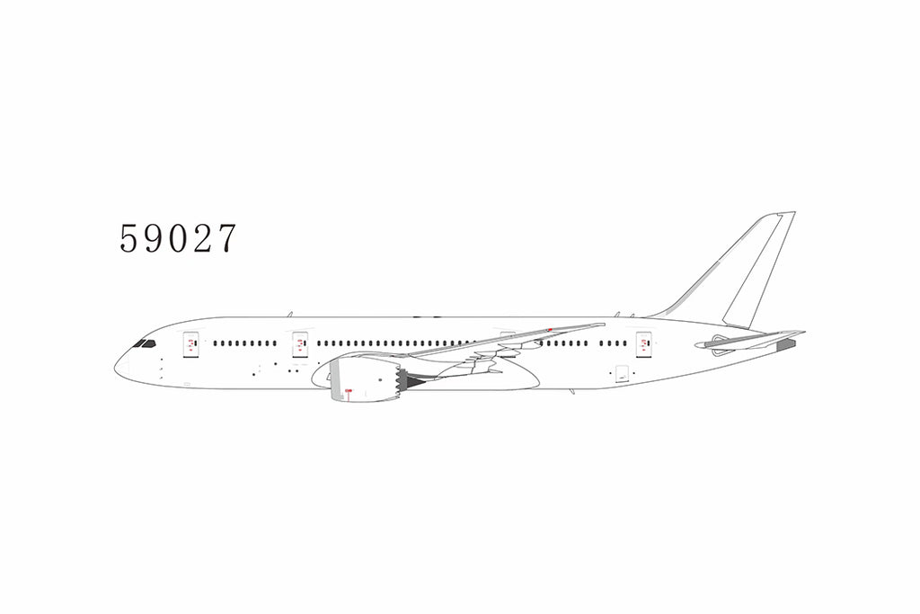 Blank/White Boeing 787-8 RR Engines NG Model 59027 Scale 1:400