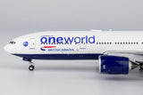 British Airways Boeing 777-200ER G-YMMU One World NG Model 72036 Scale 1:400