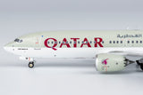 Qatar Airways Boeing 737 MAX 8 A7-BSE NG Model 88019 Scale 1:400