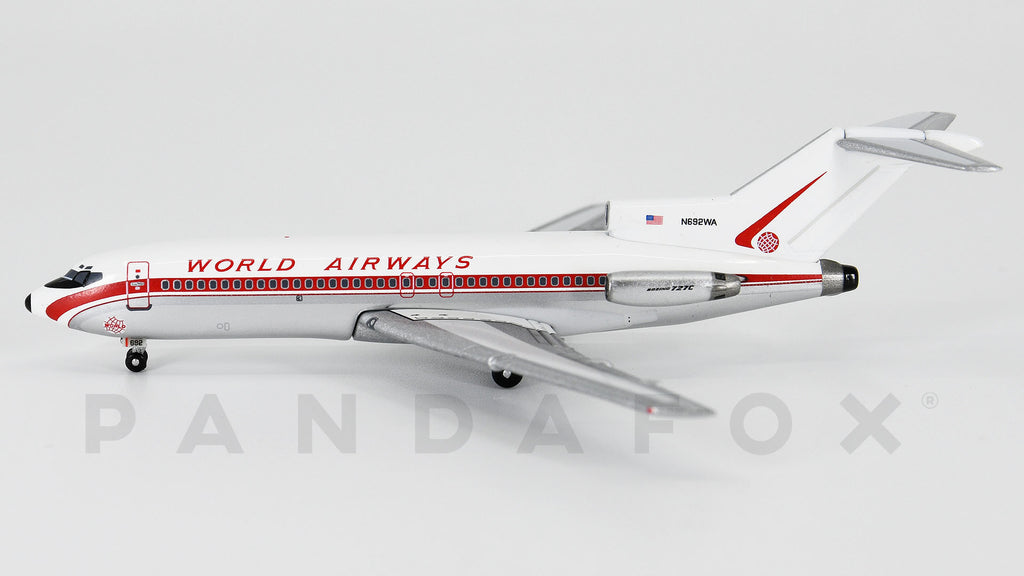 World Airways Boeing 727-100 N692WA Aeroclassics AC18090 Scale 1:400