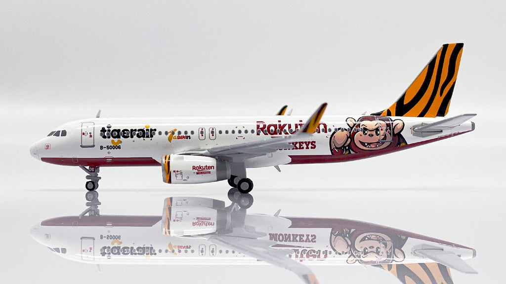 Tigerair Taiwan Airbus A320 B-50006 Rakuten Monkeys JC Wings EW4320015 Scale 1:400