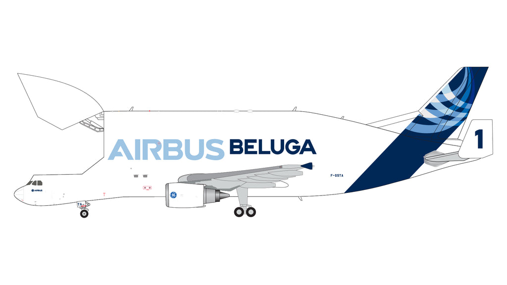 Airbus Transport International Airbus A300-600ST F-GSTA Beluga #1 GeminiJets G2AIR1320 Scale 1:200