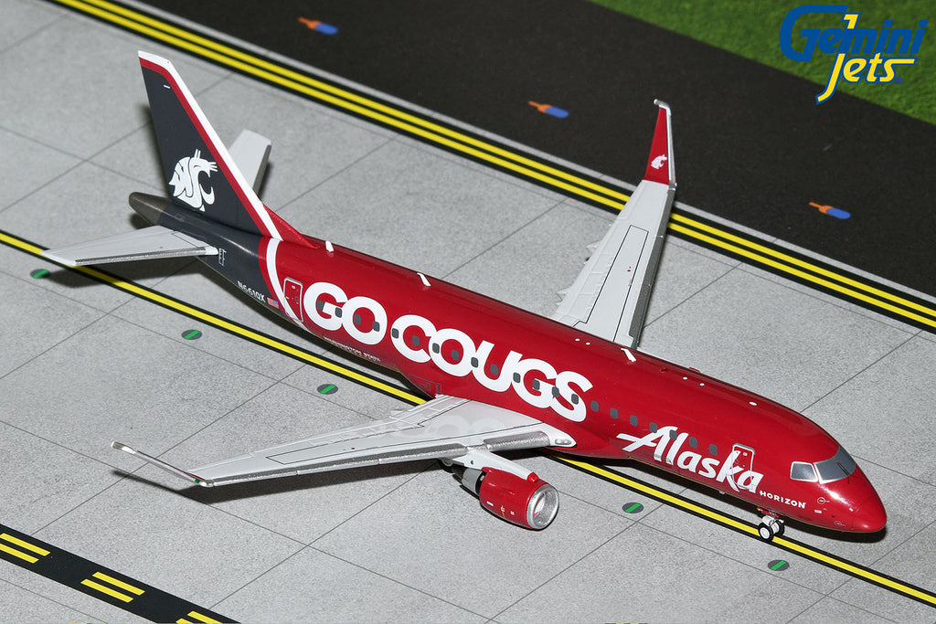 Alaska Airlines Embraer E-175 N661QX Go Cougs GeminiJets G2ASA1286 Scale 1:200