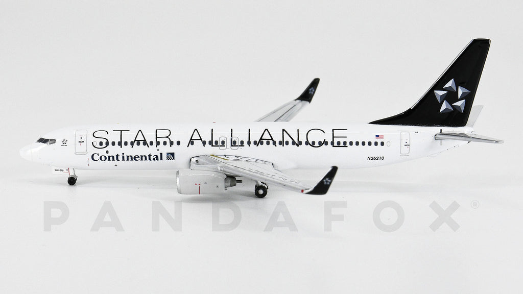 Continental Boeing 737-800 N26210 Star Alliance GeminiJets GJCOA1015 Scale 1:400