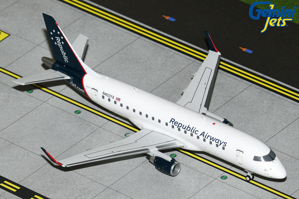 Republic Airways Embraer E-175 N402YX GeminiJets G2RPA957 Scale 1:200