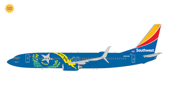 Southwest Boeing 737-800 Flaps Down N8646B Nevada One GeminiJets G2SWA1267F Scale 1:200