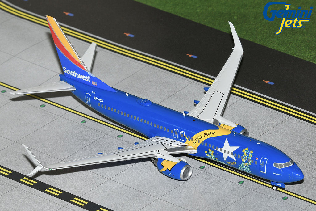 Southwest Boeing 737-800 N8646B Nevada One GeminiJets G2SWA1267 Scale 1:200
