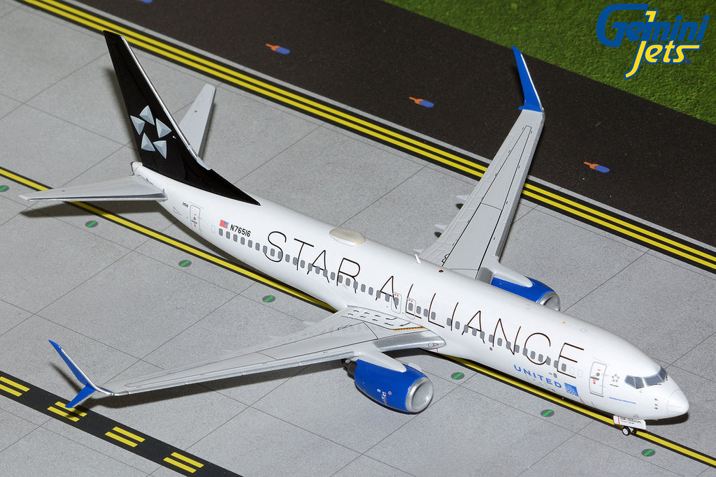 United Boeing 737-800 N76516 Star Alliance GeminiJets G2UAL1378 Scale 1:200