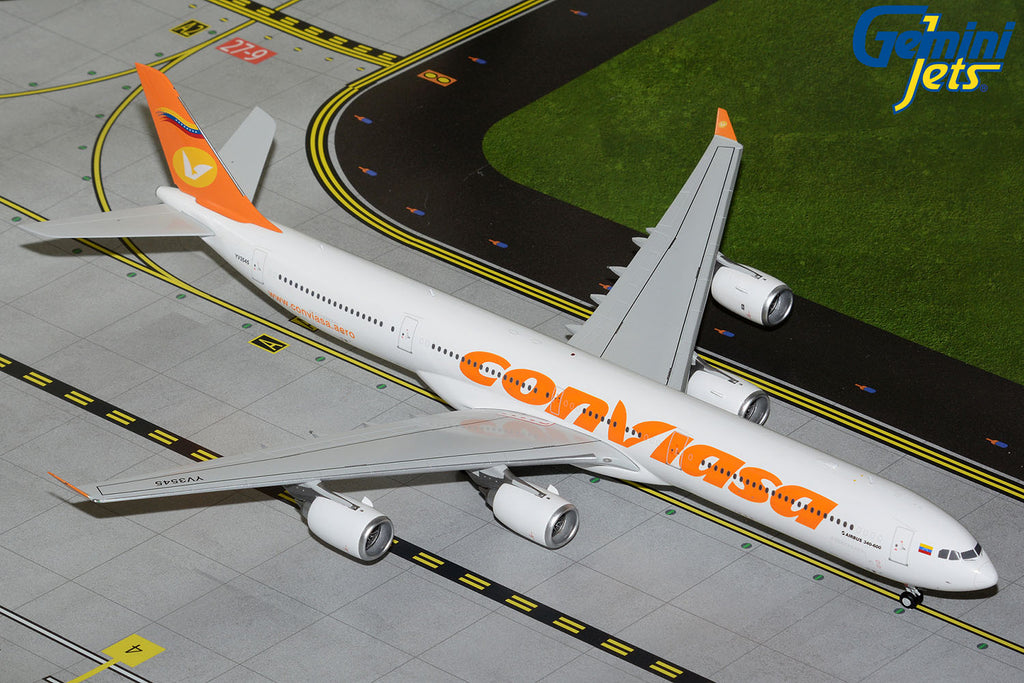 Conviasa Airbus A340-600 VY3545 GeminiJets G2VCV1355 Scale 1:200
