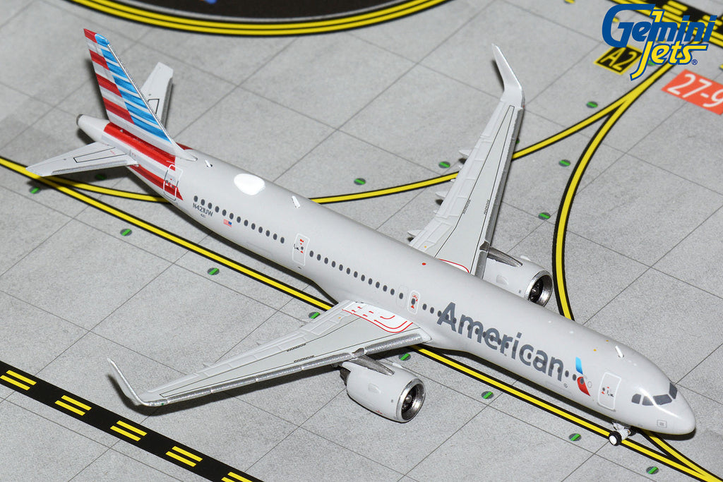 American Airlines Airbus A321neo N421UW GeminiJets GJAAL2089 Scale 1:400