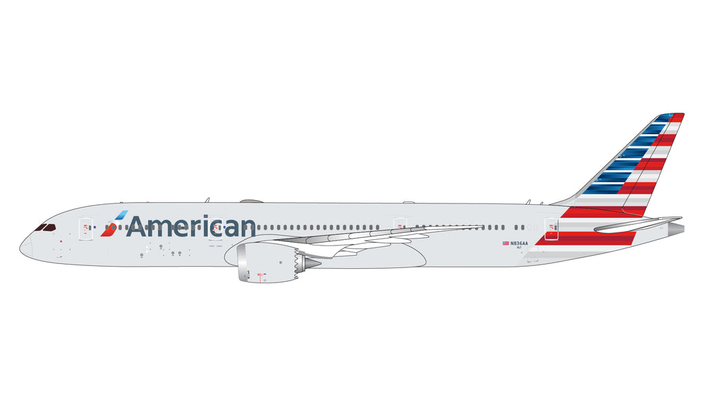 American Airlines Boeing 787-9 N836AA GeminiJets GJAAL2356 Scale 1:400