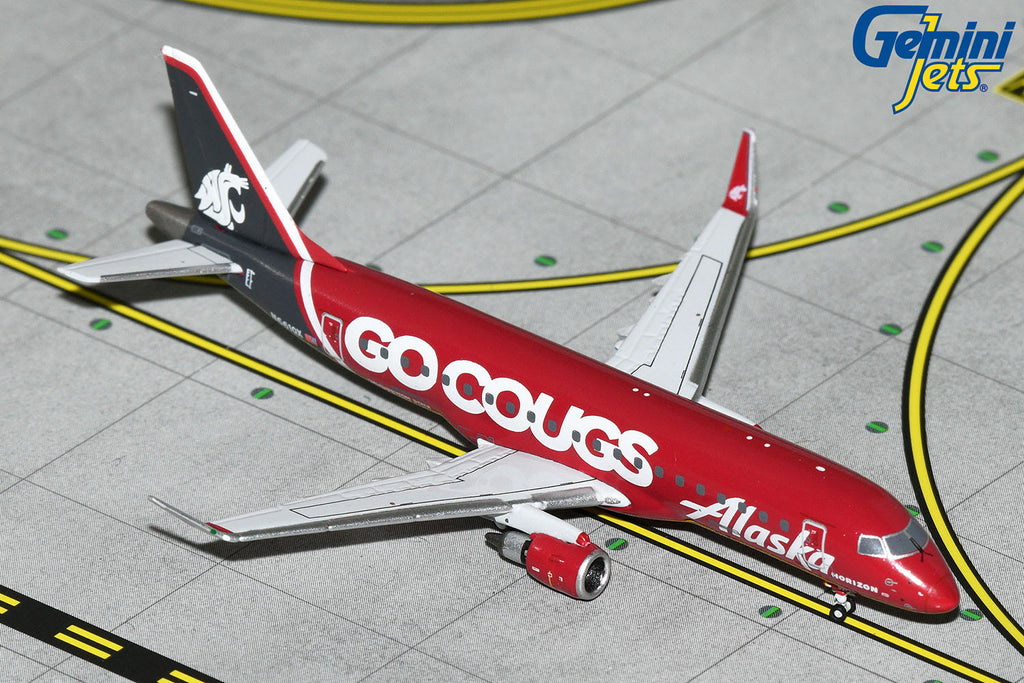 Alaska Airlines Embraer E-175 N661QX Go Cougs GeminiJets GJASA2250 Scale 1:400