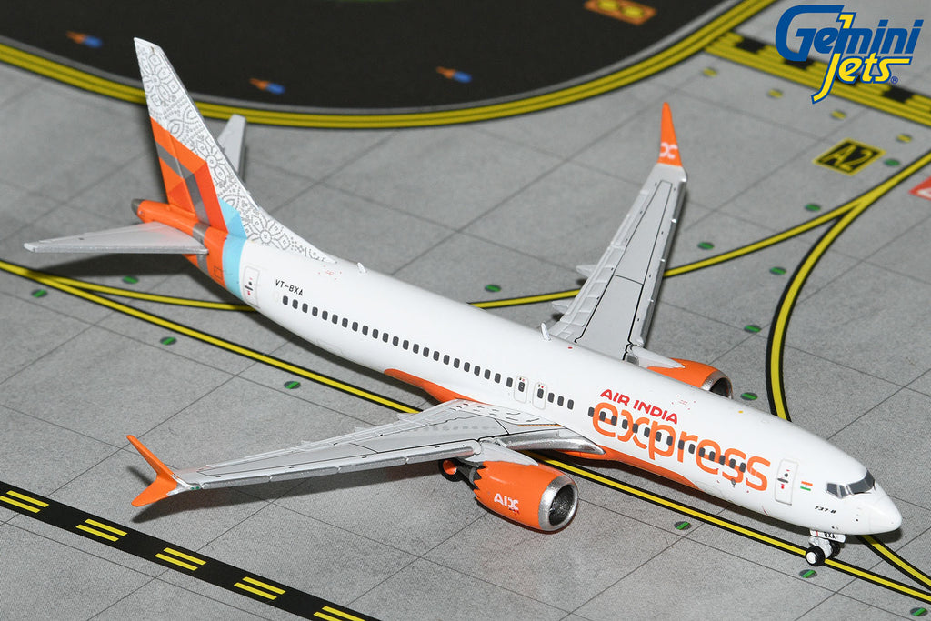 Air India Express Boeing 737 MAX 8 VT-BXA GeminiJets GJAXB2260 Scale 1:400