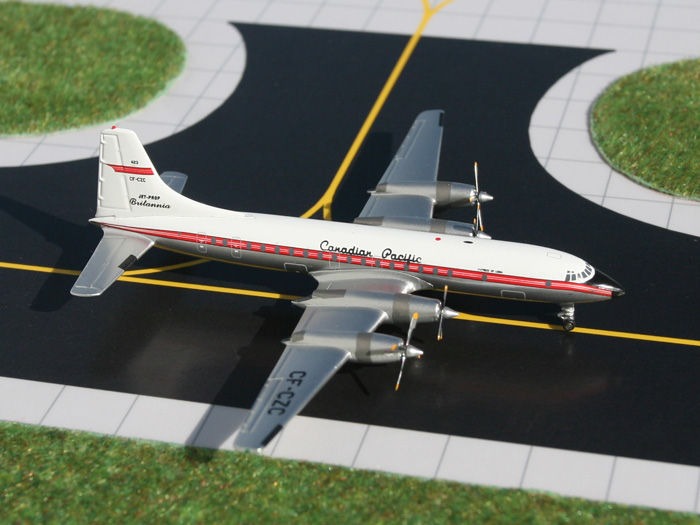 Canadian Pacific Airlines Bristol Britannia 314 CF-CZC GeminiJets GJCDN118 Scale 1:400