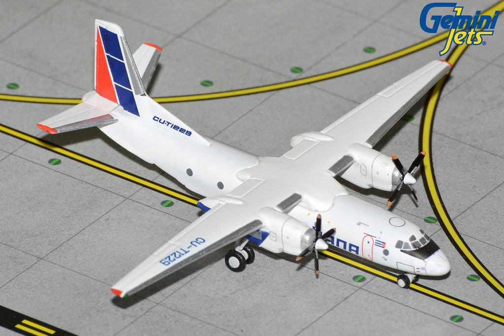 Cubana Antonov An-26 CU-T1229 GeminiJets GJCUB1970 Scale 1:400