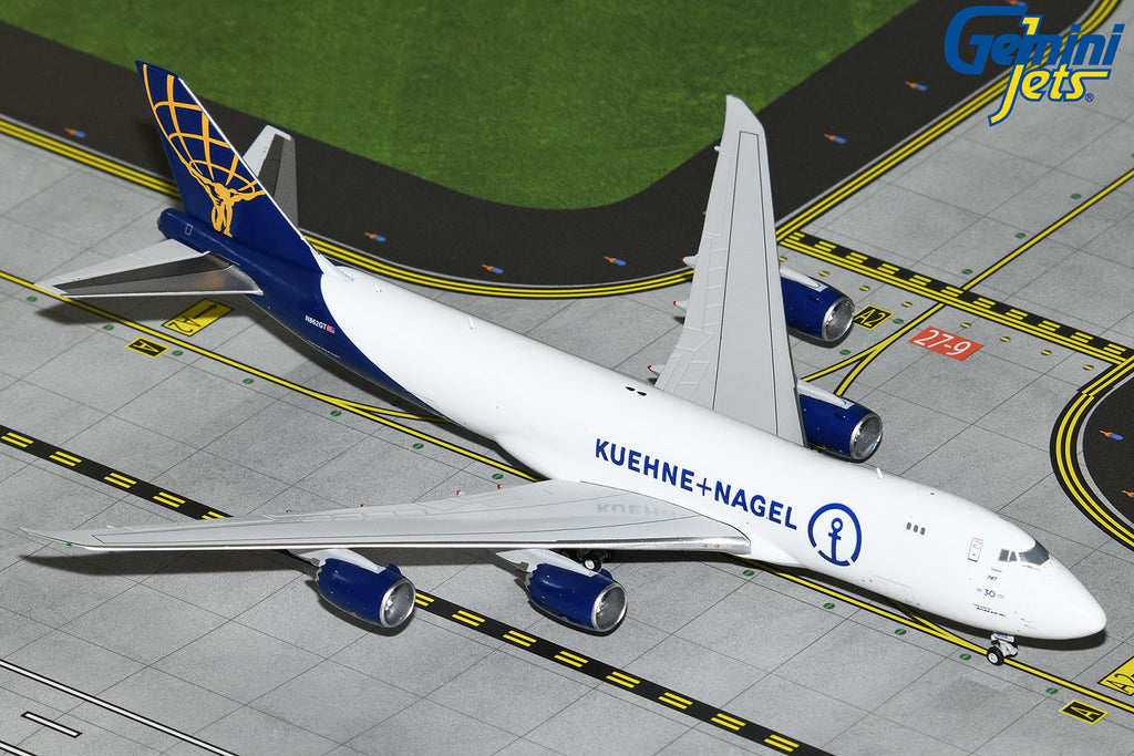 Atlas Air / Kuehne+Nagel Boeing 747-8F N862GT GeminiJets GJGTI2203 Scale 1:400