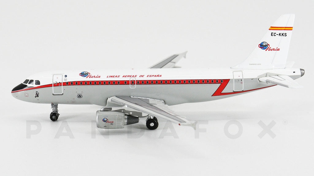 Iberia Airbus A319 EC-KKS Retro GeminiJets GJIBE881 Scale 1:400