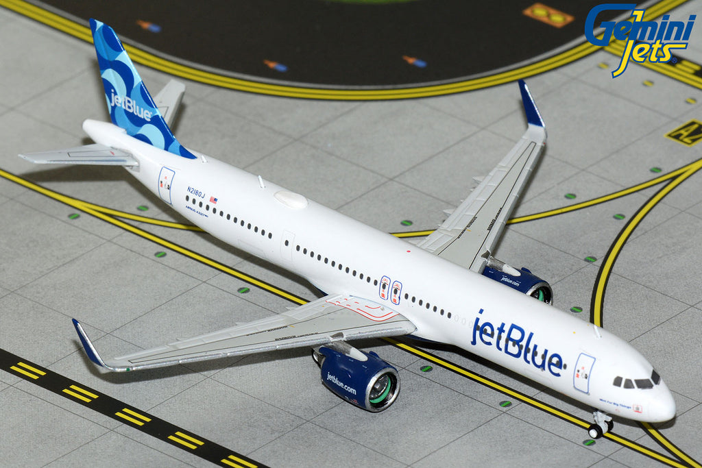 JetBlue Airbus A321neo N2180J GeminiJets GJJBU2288 Scale 1:400