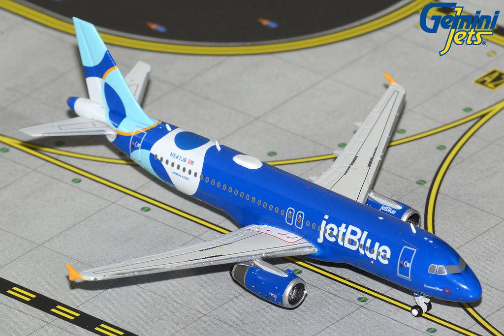 JetBlue Airbus A320 N547JB Forever Blue GeminiJets GJJBU2289 Scale 1:400