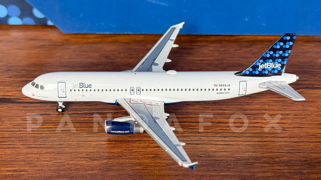 JetBlue Airbus A320 N558JB GeminiJets GJJBU826 Scale 1:400