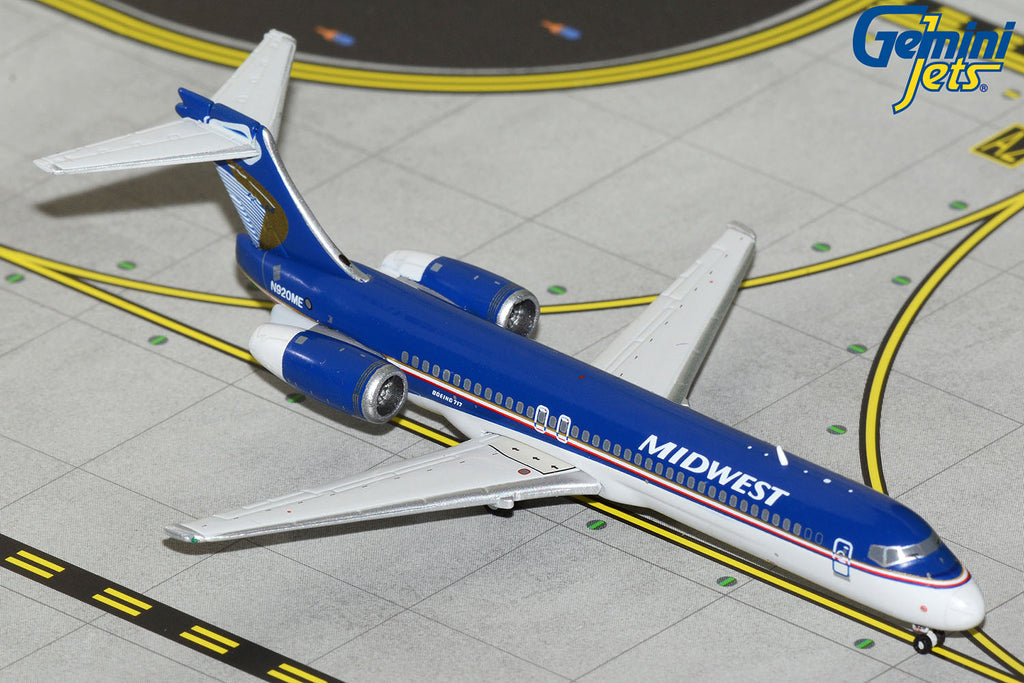 Midwest Airlines Boeing 717-200 N920ME GeminiJets GJMEP1488 Scale 1:400