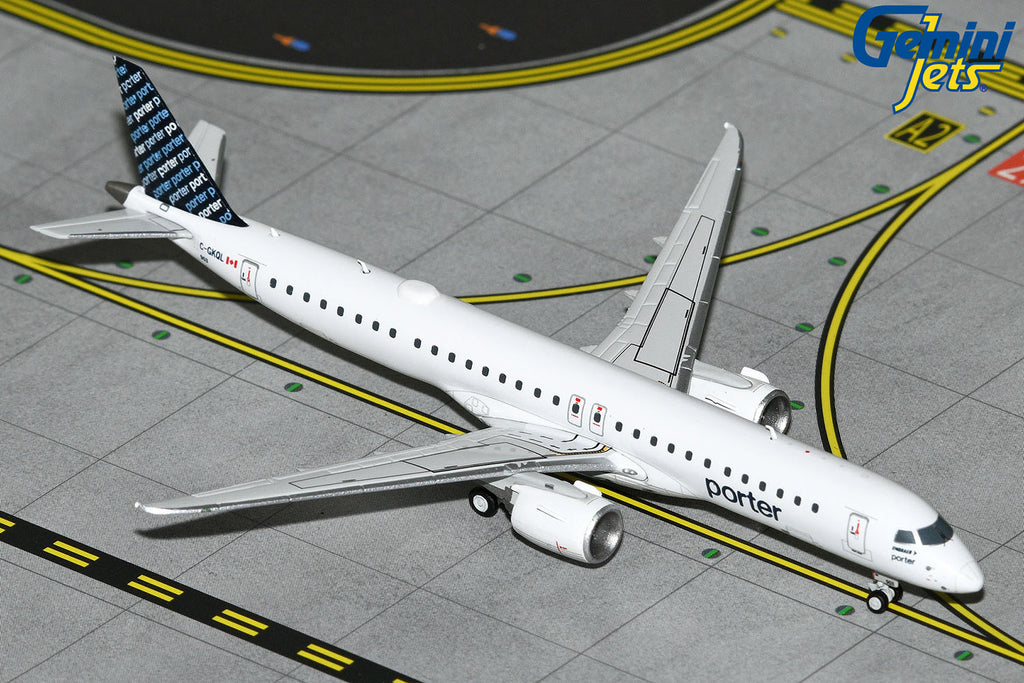 Porter Embraer E195-E2 C-GKQL GeminiJets GJPOE2198 Scale 1:400