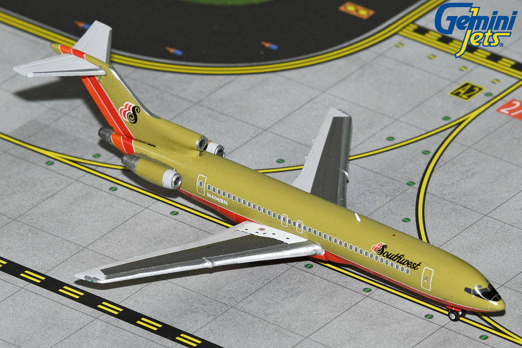Southwest Boeing 727-200 N406BN GeminiJets GJSWA2216 Scale 1:400