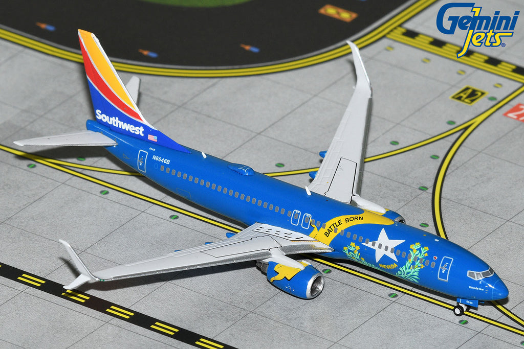 Southwest Boeing 737-800 N8646B Nevada One GeminiJets GJSWA2246 Scale 1:400