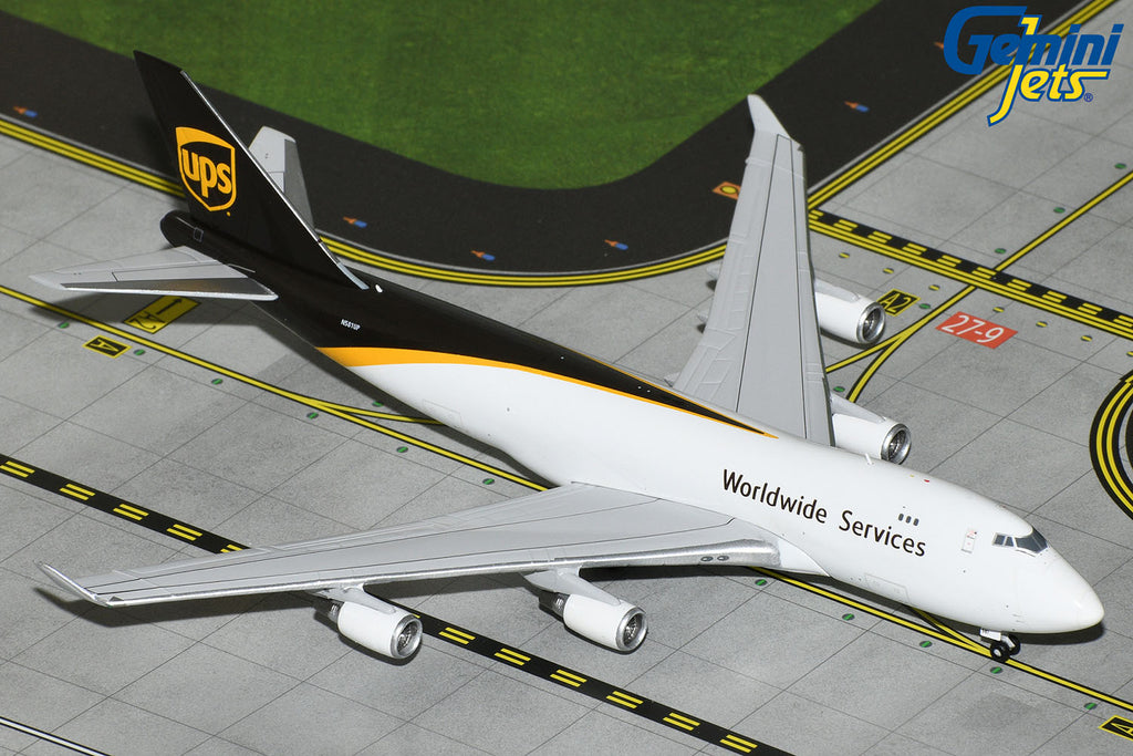 UPS Boeing 747-400F N581UP GeminiJets GJUPS2193 Scale 1:400