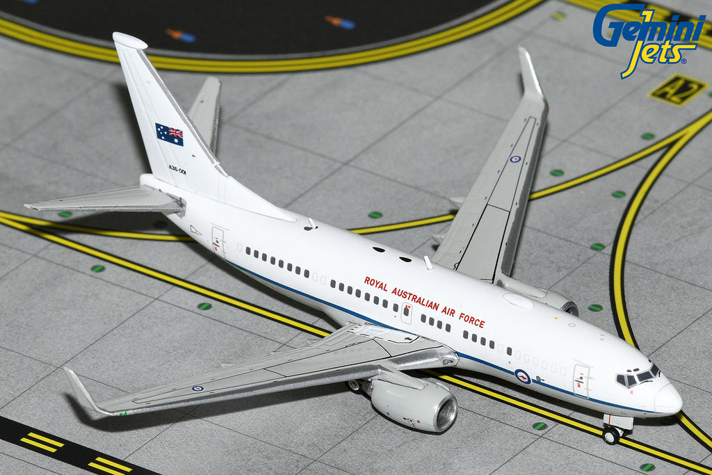 Royal Australian Air Force Boeing 737-700 BBJ A36-001 GeminiJets GMRAA133 Scale 1:400