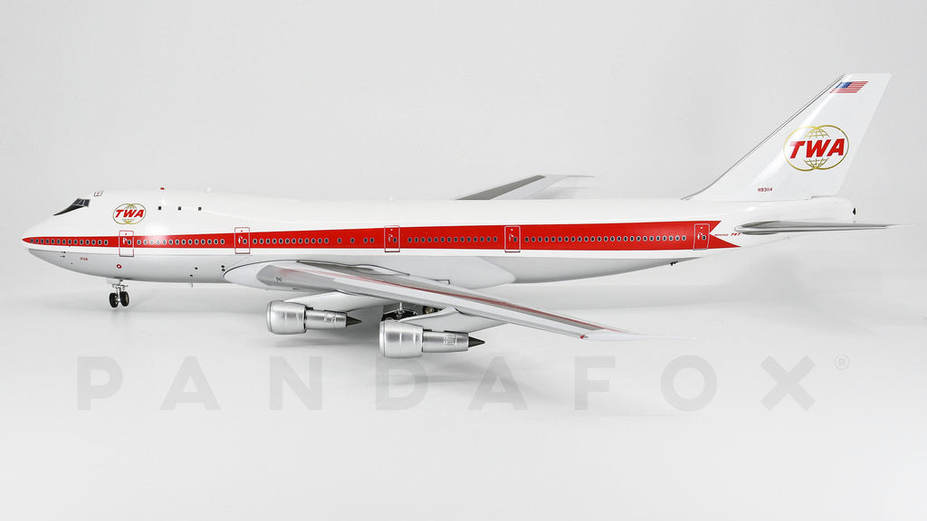 TWA Boeing 747-100 N93114 InFlight IF741017 Scale 1:200