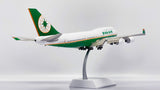 EVA Air Boeing 747-400 Flaps Down B-16411 With Aviationtag JC Wings JC2EVA0321A XX20321A Scale 1:200