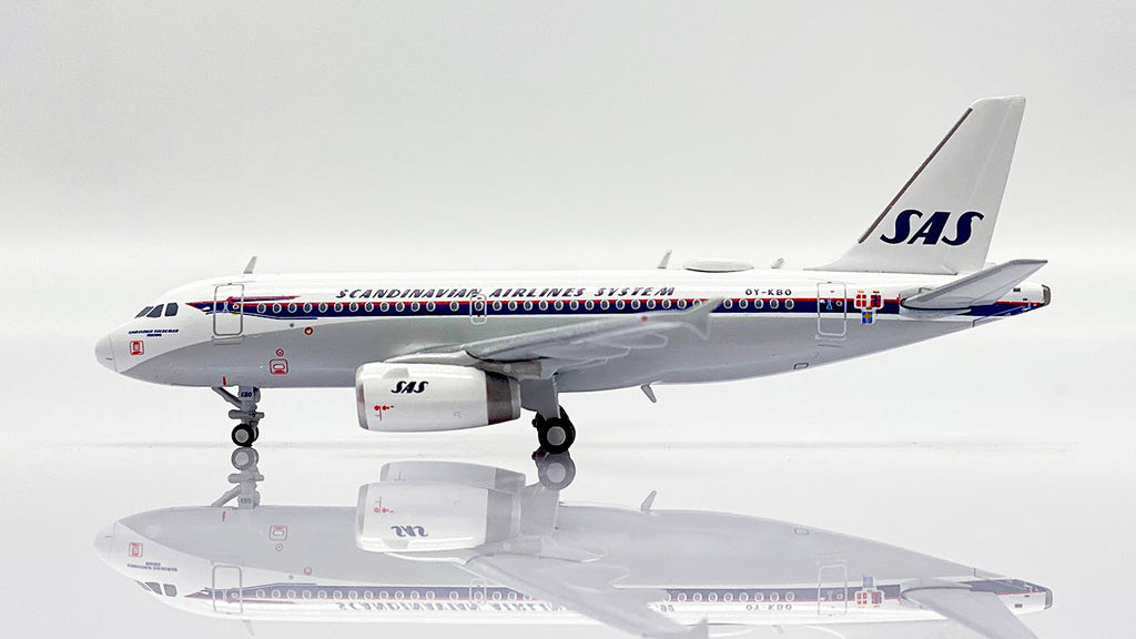 SAS Scandinavian Airlines Airbus A319 OY-KBO Retro JC Wings JC4SAS0041 XX40041 Scale 1:400