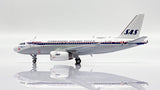 SAS Scandinavian Airlines Airbus A319 OY-KBO Retro JC Wings JC4SAS0041 XX40041 Scale 1:400