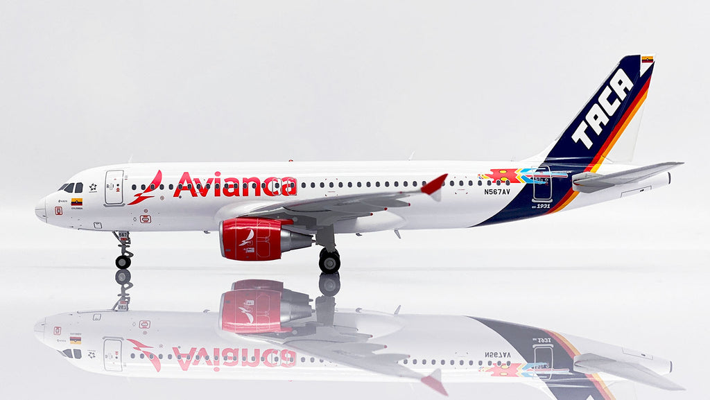 Avianca Airbus A320 N567AV TACA Heritage JC Wings LH2AVA431 LH2431 Scale 1:200
