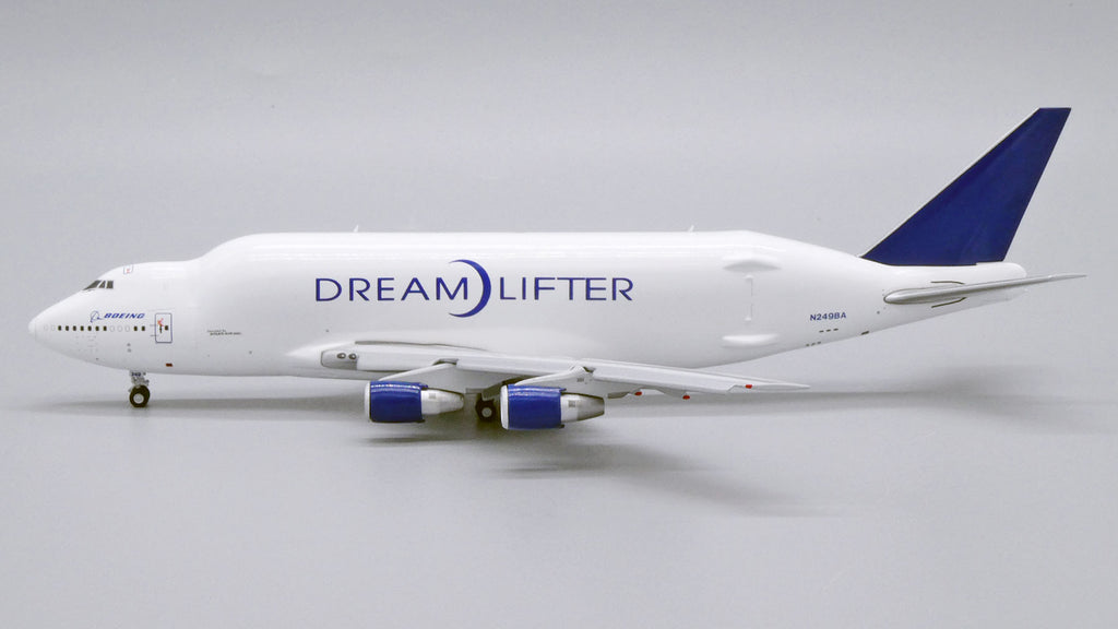 Boeing House Boeing 747-400 LCF Dreamlifter Flaps Down N249BA JC Wings LH4BOE176A LH4176A Scale 1:400