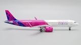 Wizz Air Abu Dhabi Airbus A321neo A6-WZA JC Wings LH4WAZ196 LH4196 Scale 1:400