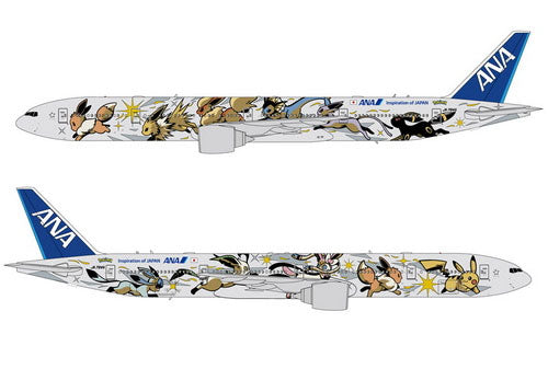 ANA Boeing 777-300ER JA784A Eevee Jet Phoenix PH4ANA2442 Scale 1:400