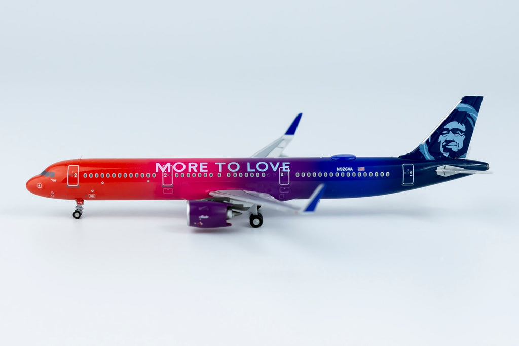 Alaska Airlines Airbus A321neo N926VA More To Love NG Model 13036 Scale 1:400