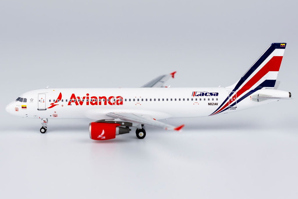 Avianca Airbus A320 N821AV LACSA Heritage NG Model 15026 Scale 1:400