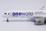 Qatar Airways Airbus A350-900 A7-ALZ One World NG Model 39012 Scale 1:400