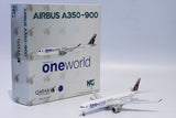 Qatar Airways Airbus A350-900 A7-ALZ One World NG Model 39012 Scale 1:400