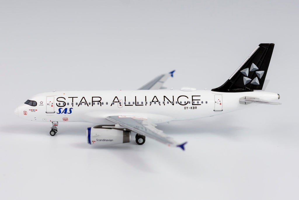 SAS Scandinavian Airlines Airbus A319 OY-KBR Star Alliance NG Model 49003 Scale 1:400