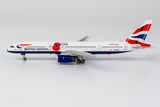 British Airways Boeing 757-200 G-BPEK Pause To Remember Poppy NG Model 53158 Scale 1:400