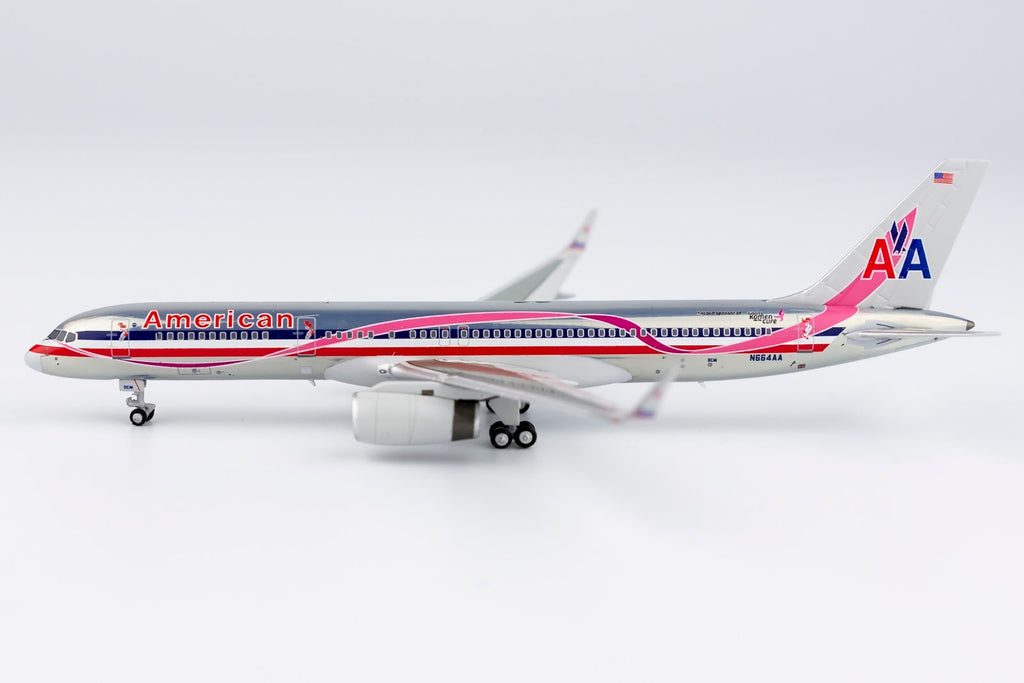American Airlines Boeing 757-200 N664AA BCA Pink NG Model 53190 Scale 1:400